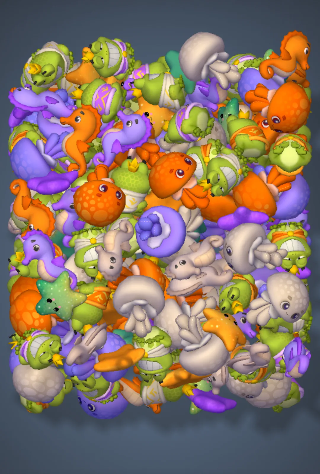 Match Factory Level 1503, configuration 1: example board with Frog Prince White × 24, Frog Prince Purple × 24, Starfish Yellow × 12, Starfish Purple × 12 targets; 2:30 time limit