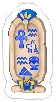 Ancient Tablet Blue, non-target item in Match Factory Level 1537