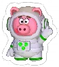 Astronaut Green, non-target item in Match Factory Level 1542