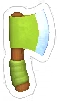 Camping Axe Green, non-target item in Match Factory Level 1506