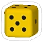 Dice Yellow, non-target item in Match Factory Level 1543