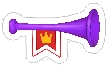 Fanfare Purple, non-target item in Match Factory Level 1507