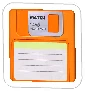 Floppy Disc Orange, non-target item in Match Factory Level 1520