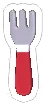 Fork Red, non-target item in Match Factory Level 1526