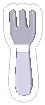 Fork White, non-target item in Match Factory Level 1526