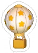 Hot Air Balloon Stars Yellow, non-target item in Match Factory Level 1525