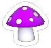 Mushroom Purple, non-target item in Match Factory Level 1517