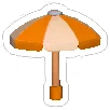 Parasol Orange, non-target item in Match Factory Level 1522