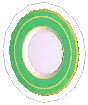 Plate Green, non-target item in Match Factory Level 1537