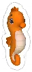 Seahorse Orange, non-target item in Match Factory Level 1503