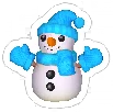 Snowman Blue, non-target item in Match Factory Level 1520