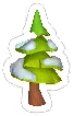 Snowy Pinetree Green, non-target item in Match Factory Level 1506