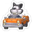 Wally Car Orange, non-target item in Match Factory Level 1522