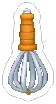 Whisk Orange, target item in Match Factory Level 1520